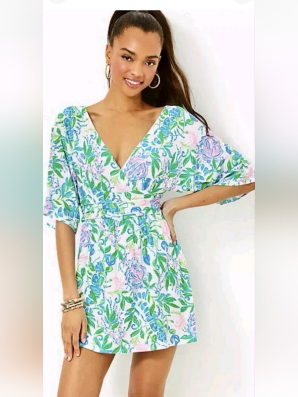 Lilly Pulitzer Parigi Romper Skirt Short Just A Pinch Preppy Resort Nantucket